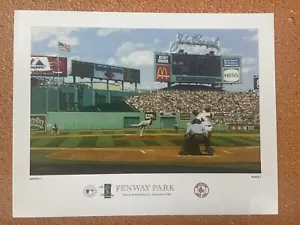 Litografia Fenway Park Boston Red Sox David Ortiz Bill Purdom 2006 12,5x16 - Foto 1 di 5