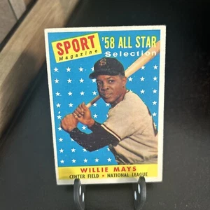 1958 Topps Baseball Willie Mays All-Star - #486 Giants HOF!!! SHARP! - Picture 1 of 3