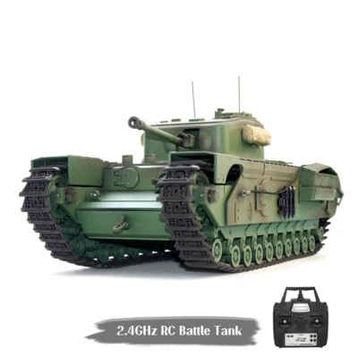 Tongde 1/16 RC Panzer Churchill Mk.VII RC Infrared Battle Toys Barrel Recoil UK - Bild 1 von 4