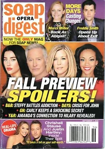Soap Opera Digest September 7 2020 Fall Preview Freddie Smith Chrishell Stause - Foto 1 di 5