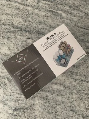 Новый Sorbus мини красоты косметический органайзер чехол 9 слот отсеки прозрачный акрил - Изображение 1 из 2