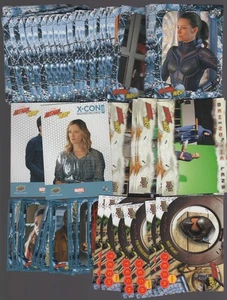 Lote grande de 66 cartas coleccionables de base y persecución Ant Man & Wasp 2018 Upper Deck - Imagen 1 de 1