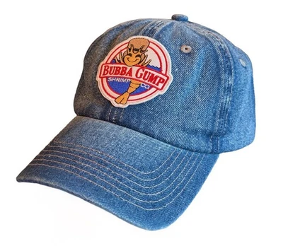 Bubba Gump Shrimp Baseball Cap - custom - hand stitched Embroidered Patch  - Image 1 of 3