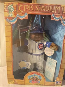 VTG Cabbage Patch Kids All Stars MLB Chicago Cubs African American Boy Doll New - Picture 1 of 24