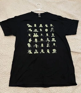 T-Shirt Horrorfilm Monsters Grafik Gildan Erwachsene L schwarz - Bild 1 von 9