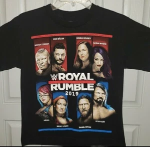 Royal Rumble 2019 "I Was There" Souvenir Tee-shirt - Size Youth Medium WWE WWF - Picture 1 of 3
