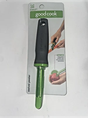 Good Cook (3 Lot) Swivel Peeler Stainless Steel Pizza Cutter Silicone Whisk - Image 1 of 3