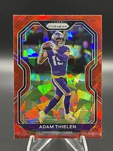 2020 Panini Prizm ADAM THIELEN Red Cracked Ice Prizm #126 - Picture 1 of 2