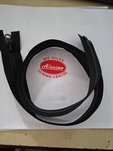 27" Black Reversable open end zipper - Picture 1 of 1