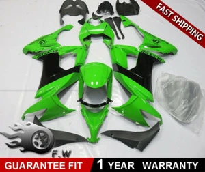 Bodywork Fairing Kit for KAWASAKI NINJA ZX-10R 2008-2010 2009 ABS Green Molded - Picture 1 of 2