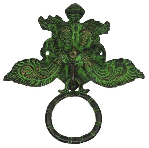 Dragon Shape Victorian Style Door Knocker Handmade Brass Door Bell Home Décor Cover