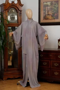 LIEBER VANILLE JAPANISCHER TANGO CHIRIMEN SEIDE IROMUJI KIMONO DAMEN AUTHENTISCH JAPAN - Bild 1 von 8