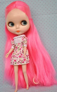 Takara 12" Neo Blythe Nude Doll Long Straight Hair from Factory TB213 - Picture 1 of 4