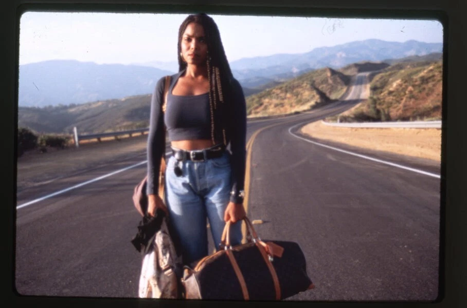 Poetic Justice Janet Jackson Busty Bare Midriff Original 35mm Transparency 1993 - Image 1 of 1
