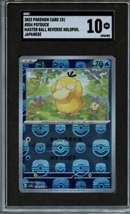 2023 Pokemon Psyduck Master Ball Reverse Holo SGC 10 - Picture 1 of 1
