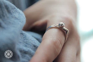SALE! Delightful Cat Adjustable Open Ring Solid Sterling Silver Kitty - Picture 1 of 12