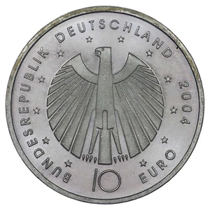 Allemagne 10 euro Coupe du monde Football FIFA 2006 édition 2004 argent - Imagen 1 de 2