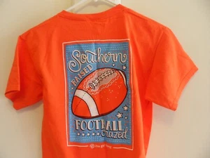 ITSA GIRL THING SOUTHERN RAISED FOOTBALL CRAZED Graphic T-Shirt Sz. L Youth EUC - Picture 1 of 12