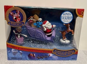 Rudolph the Red Nosed Reindeer Misfit Island Figurenset Flugzeug Elefant Puppe Neu - Bild 1 von 3