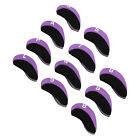 (Purple) Club Headcover Set Beautiful Appearance Easy To Carry Iron