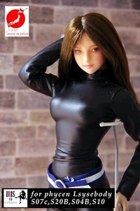 1/6 action Figure FEMALE PU Catsuit2 FOR TBLEAGUE little body / PHICEN Handmade - Picture 1 of 8