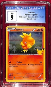 Pokemon McDonalds 2021 CGC Torchic Holo #11 2021 - Imagen 1 de 2