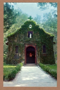Mission Nombre de Dios Shrine Our Lady of La Leche St Augustine FL UNP Postcard - Picture 1 of 2