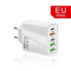 65W EU Charger USB-C PD Type C European Plug Fast Wall Charger Power Adapter UK