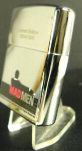 2008 MAD MEN LIMITED EDITION 0504/1000 ZIPPO LIGHTER IN SPECIAL ZIPPO BOX