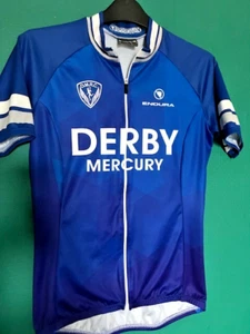 Endura Cycling Jersey T-Shirt Top Unisex Ladies Mens Derby Mercury Size M - Picture 1 of 8