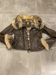 Belstaff Leder Jacke Ocelot Coyote 34 neu - Bild 1 von 18