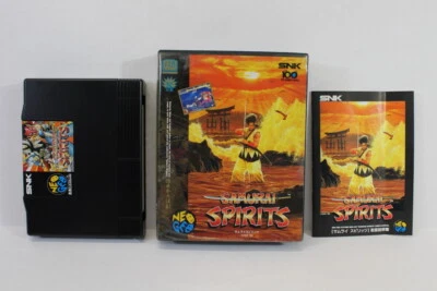 Samurai Spirits / Samurai Shodown 1 Boxed ROM NEO GEO SNK AES Japan Import NE171 - Image 1 of 4