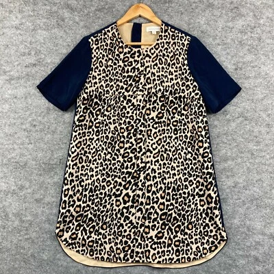 Finders Keepers Womens Dress Size M Medium Brown Leopard Short Sleeve 17003 - image 1 of 4