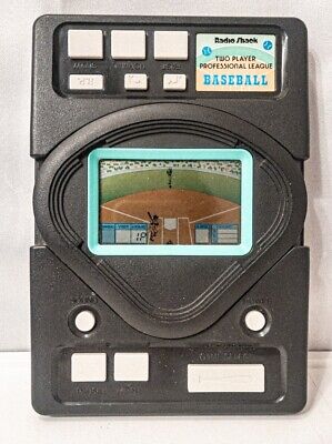 Vintage Radio Shack Two Player Pro League Baseball Handheld Electronic Game 1990
