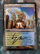Celestial Colonnade Foil Artist Signed Worldwake 2 of 3 Legacy Modern PIMP MTG