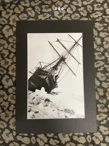Ernest Shackleton Antarctica Expedition Endurance Ship , RARE MOUNTED ART PRINT - Picture 1 of 3