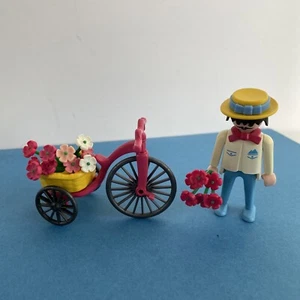 Playmobil #5400 Victorian House Mansion Street Scene Flower Seller Used - Picture 1 of 11