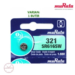 1 X SONY MURATA SR616SW 321 SILVER OXIDE 1.55V WATCH BATTERY - Picture 1 of 2
