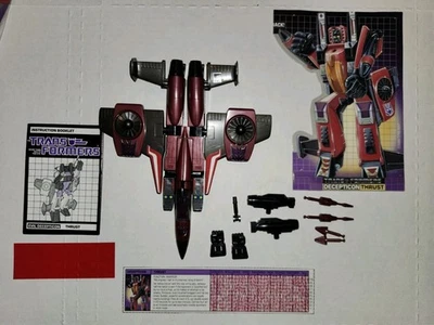 Transformers G1 Thrust Action Figure Vintage Complete Jet - Image 1 of 4