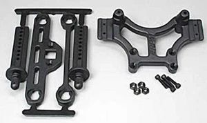 RPM Shock Tower/Adjustable Mount Black Traxxas T/E-Maxx - Foto 1 di 1