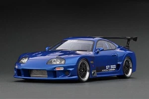Modello accensione 1/18 Top Secret GT300 Supra JZA80 blu metallizzato con... - Foto 1 di 4