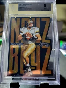 2012 Fleer Retro 1998-99 Skybox Noyz Boyz Drew Brees #2NB BGS 9 MINT tough  - Picture 1 of 2