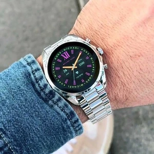 Montre connectée Michael Kors Gen 6 Bradshaw argent S.Steel MKT5139 UNISEXE neuve - Photo 1 sur 5