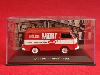 FURGONCINO PUBBLICITARIO 1:43 DIE CAST FIAT 1100T 1965 MIGRI' BARILLA VINTAGE 🔺 - Immagine 1 di 4
