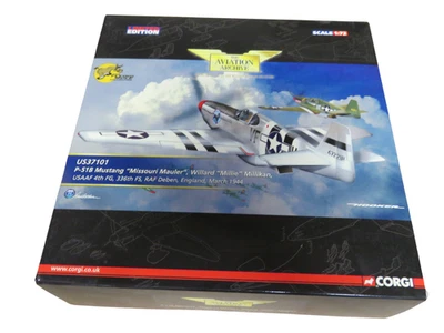 Corgi US 37101 P-51B Mustang, "Missouri Mauler", USAAF 4th FG, 336th FS - NEW! - Image 1 of 4