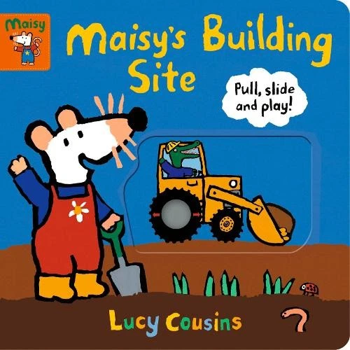 Lucy Cousins Maisy's Building Site: Pull, Slide and Pla (Board Book) (UK IMPORT) - Image 1 of 1