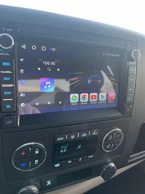 Apple CarPlay For 2007-2013 GMC Sierra 1500 2500HD 3500 Car Stereo Radio GPS BT - Image 1 of 4