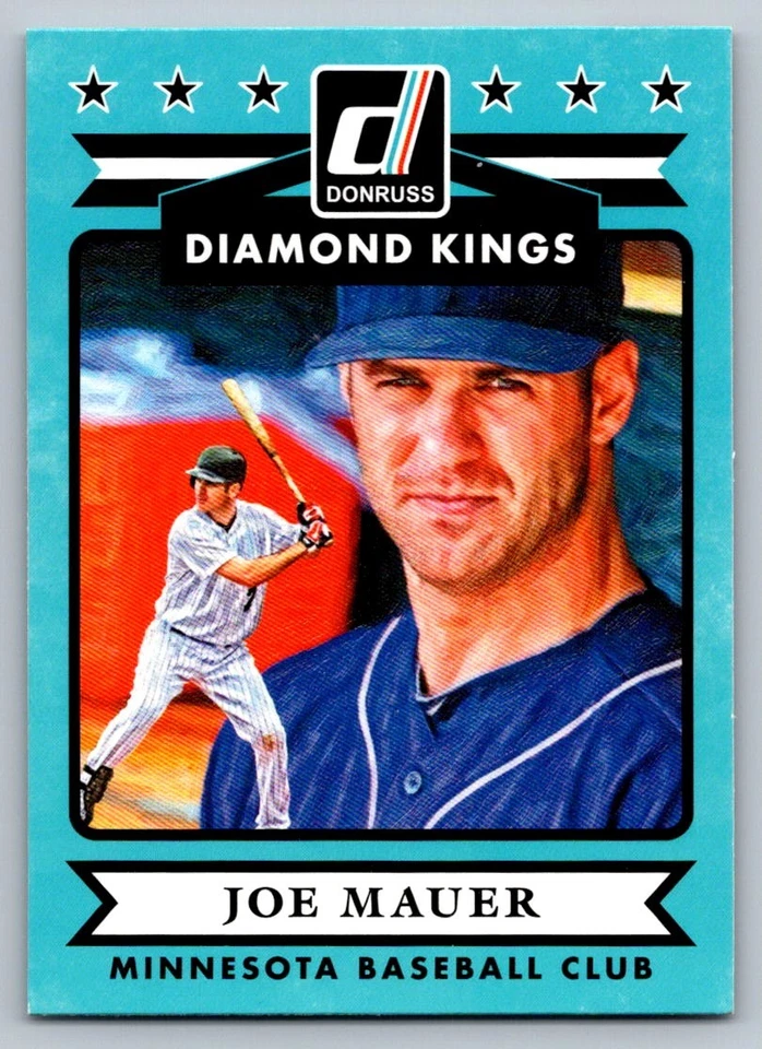 2015 Donruss Diamond Kings Joe Mauer 17 - Image 1 of 2