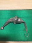 antique articulated silver fish viniagrette