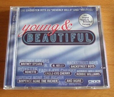 Young + Beautiful  Doppel CD (2CDs)  mit  Hits aus Beverly Hills und Melrose - Bild 1 von 2